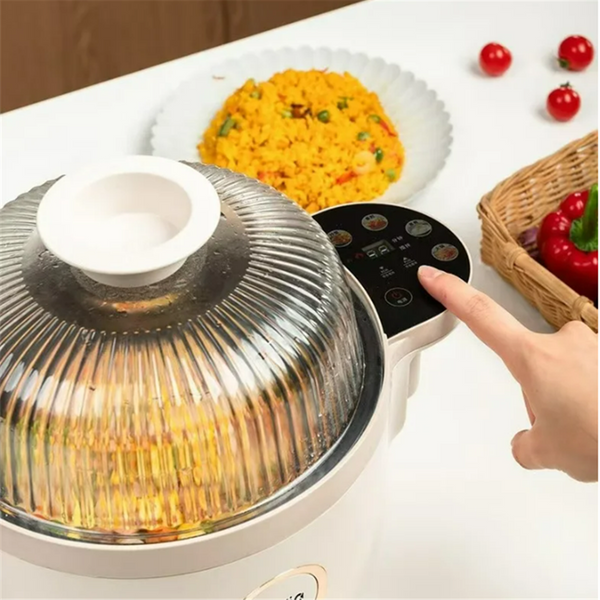 Electric Cooking Machine Household 3.5L Automatic Stir-frying Machine Non-Stick