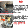 Waste Oil Burner Heater Strong Fire Outdoor Cooking Stove Waste Drain Oil Burner