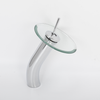 Basin Faucet Modern Round Waterfall Faucet Hot Cold Tall Bathroom Faucet WELS