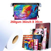 260gsm Inkjet Printing Canvas Matte Poly Canvas Roll Waterproof 91.4cm*30M