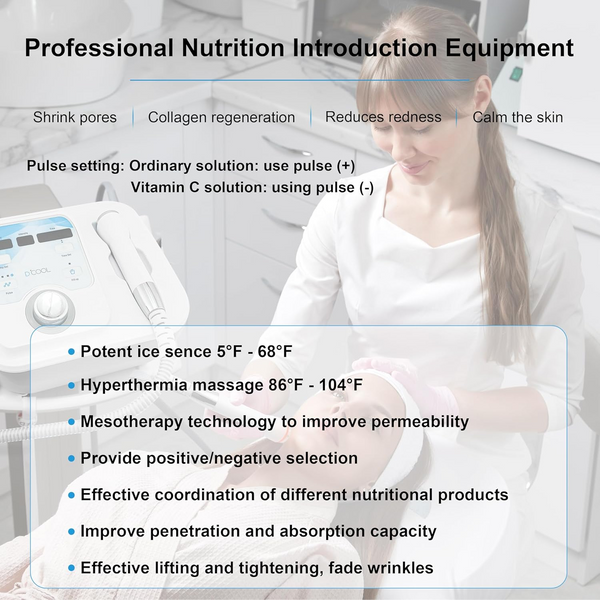 Portable Dcool Cryo Cool Electroporation EMS Mesotherapy Machine Face Skin Lift