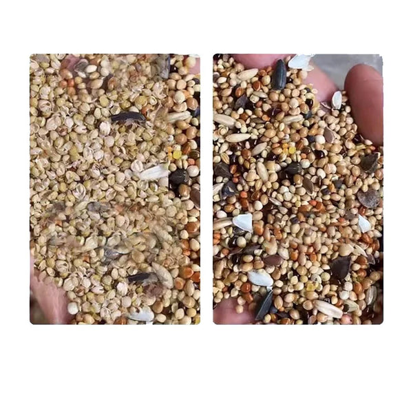 Bird Food Shell Blower Parrot Bird Food Seed Food Set Automatic Grain Blowing
