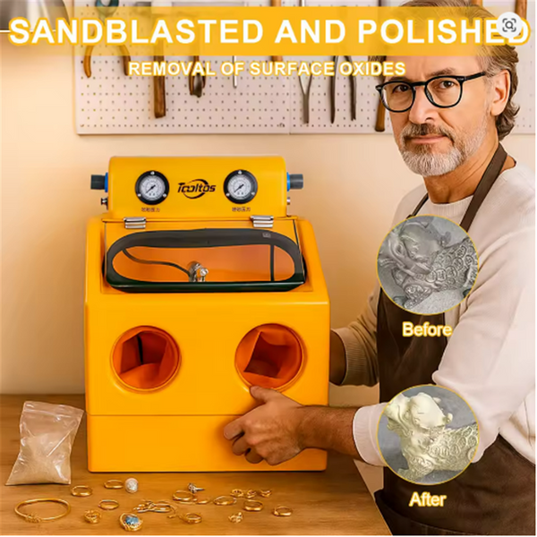 Sandblasting Cabinet Benchtop Sand Blasting Cabinet Sand Blaster Abrasive Gun