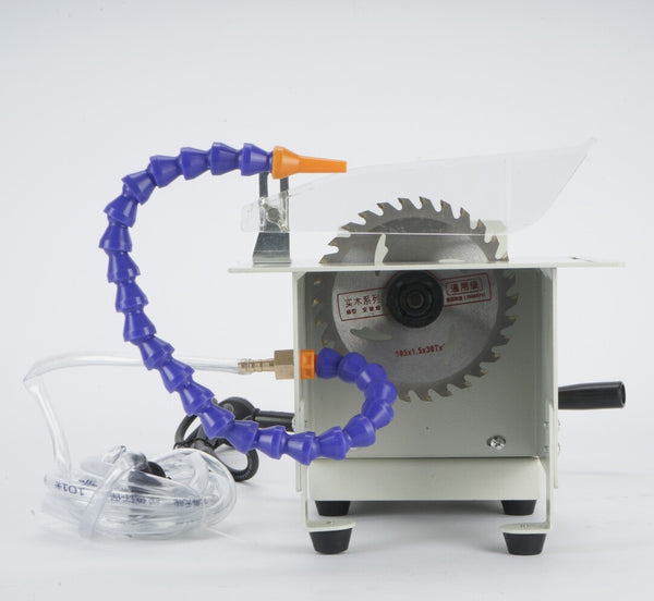 220V Gem Lathe Polisher Carving Machine Table Saw Punching Grinding Machine