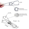 60pcs Stainless Steel Clothes Pegs Hanging Windproof Wire Clips Photos Clips AU