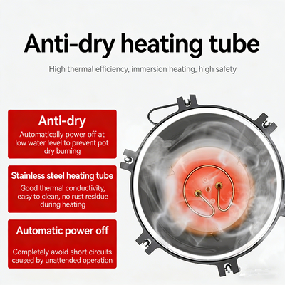 24L Autoclave Sterilizer Dental Medical Lab Equipment Stainless Steel