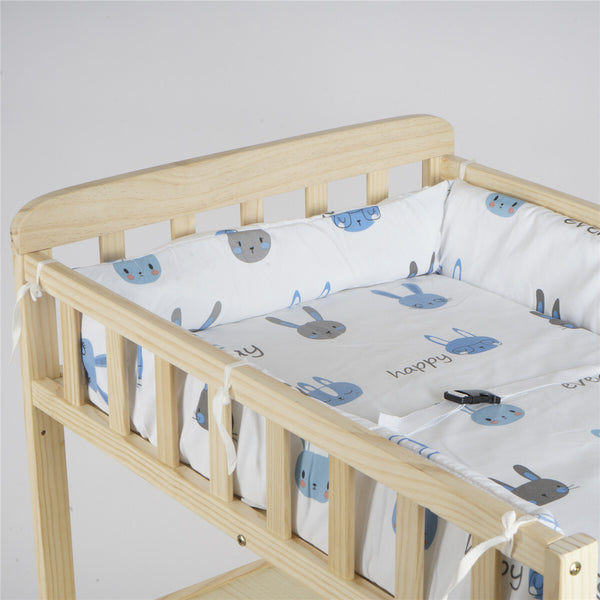Baby Changing Table Portable Infant Diaper Changing Table with Storage Shelf