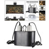 Reptile Lamp Double Dome UVB Light Head For Turtle Lizard with Separate Switches