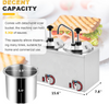 5L Sauce Fudge Pump Warmer Machine Hot Chocolate Cheese Dispenser Sauce Pump
