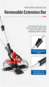 Electric Concrete Trowel with Extension Rod Wall Smoothing Polishing 6 Speed