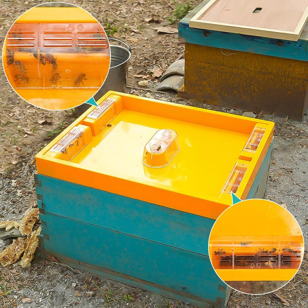 Bee Feeder Top Feeder for 10 Frame Hive Beekeeping Feeder for Commercial Hives