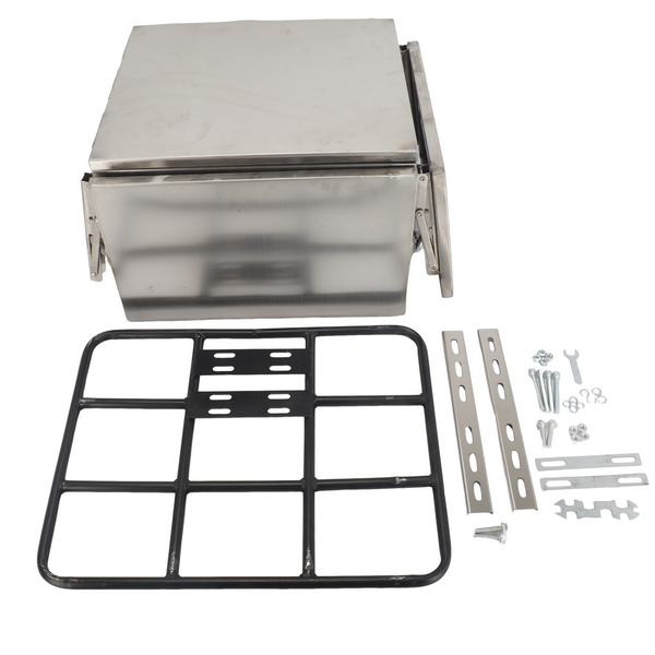 Foldable Motorcycle Trunk Camping Box Stall Box Shelves Barbecue Picnic Table