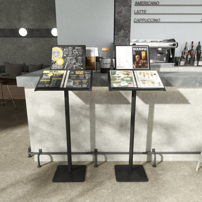Floor Menu Stand Heavy Duty Lectern Brochure Display Holder Restaurant Retail