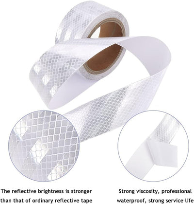 25M Reflective Tapes Safety Warning Adhesive Sticker Car Truck Decal Strip Roll