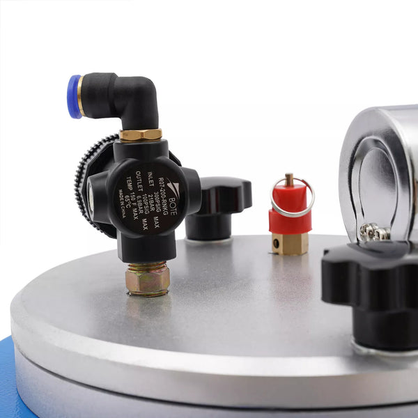 400W 220V Round Wax Injector Pressure Regulator Gauge Blue Wax Casting Machine