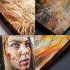 260gsm Inkjet Printing Canvas Matte Poly Canvas Roll Waterproof 91.4cm*30M
