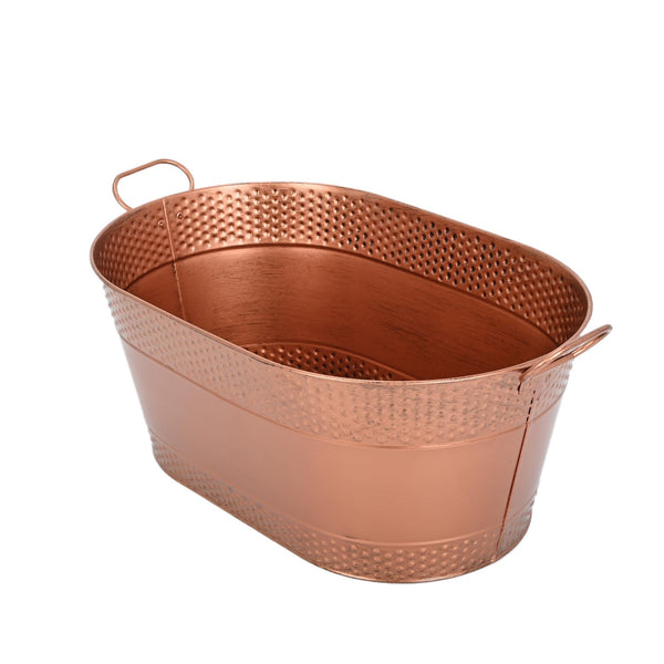 2pcs Beverage Tub Wine Champagne Bucket Cooler Drinks Cooler Vintage Copper AU