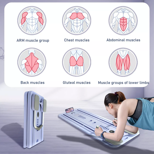 5-in-1 Abdominal Exercise Board Pilates Reformer Board Set Fitness Equipment AU