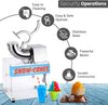 200W Electric Ice Shaver Machine Snow Cone Machine  Acrylic Crushed Ice Maker