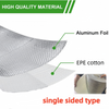 EPE FOAM Aluminum foil 1x12M 5MM Heat Reflective Radiant Barrier Insulation Roll