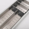 Drawer Organiser Stainless Steel Kitchen Cabinet Cutlery Utensil Holder Tray