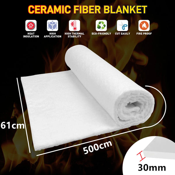 Ceramic Fiber Blanket Fireproof BlanketHigh Temperature 1260℃ Stoves Furnace