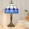 Retro Baroque LED Table Lamps Stained Glass Desk Lights Bedroom Reading Decor