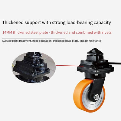8" Super Heavy Duty ISO Shipping Container Caster Wheels With Directional Lock