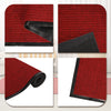 3x10' Floor Carpet Non Slip Rubber Door Mat Entrance Hallway Runner Rug Red Mat