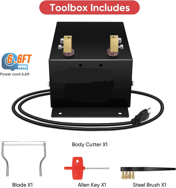 60W Rope Cutter Fabric Cutter Electric Hot Knife Heat Sealer Cutting Tool