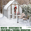 Polycarbonate Greenhouse Panels Water & Impact Resistance Roofing For Garden