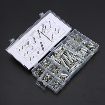 200pcs Small Spring Assortment Compression Extension Spring Metal Tension Spring