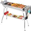 Outdoor Stainless Steel Charcoal Grill Barbecue Tool Folding Cooking Stove