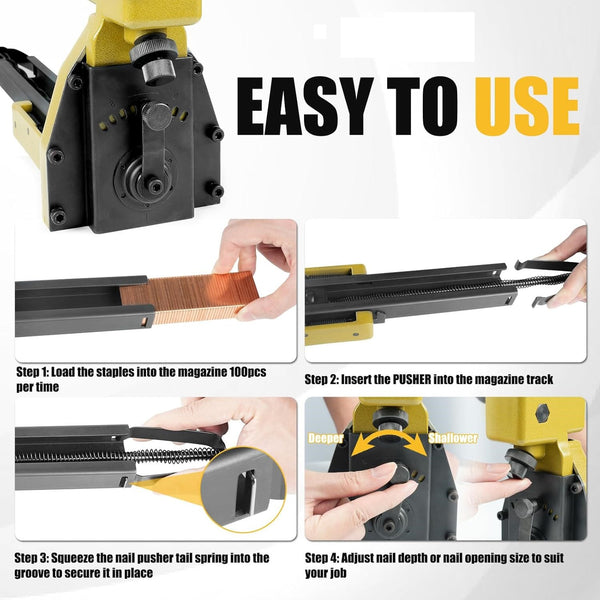 Heavy Duty Manual Carton Stapler Closing Packing Tools