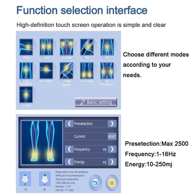 Shockwave Therapy Machine for ED Treatment Pain Relief Portable Massager Shock