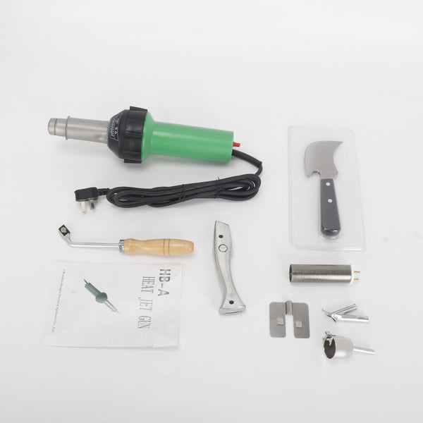 1600W Hot Air Plastic Welder PVC TPO Vinyl Heat Welding Gun Torch &9 Accessories