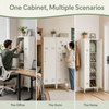 Single Tier Standard Metal Locker Office Storage Cabinet Tallboy Bedroom Black