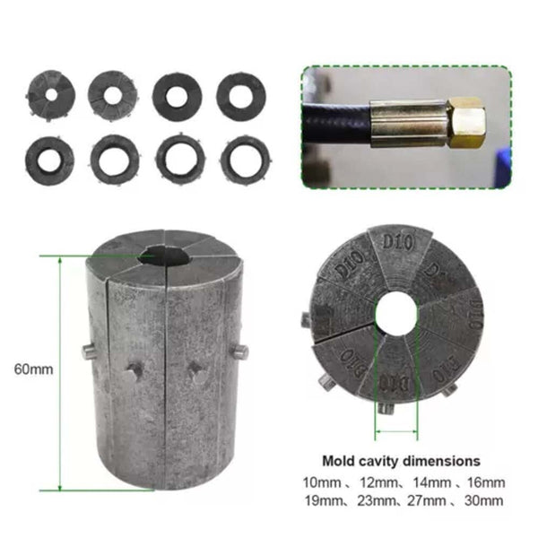 Electric Hydraulic Hose Crimping Machine Automatic Hose Crimper With 7 Set Dies