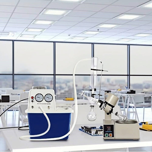 Water Circulating Vacuum Pump with 15L Water Tank Flow Rate 60L/m Lab Chemistry