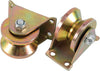 4pcs 2" V Groove Wheel Sliding Gate Caster with Bracket for Garage Door/Lifting
