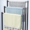 Metal Towel Rack Bathroom Freestanding Drying Shelf Storage Shower Caddy Rack