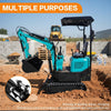 1000mm Mini Excavator Flat Backhoe Bucket Digging Bucket Small Digger Bucket AU