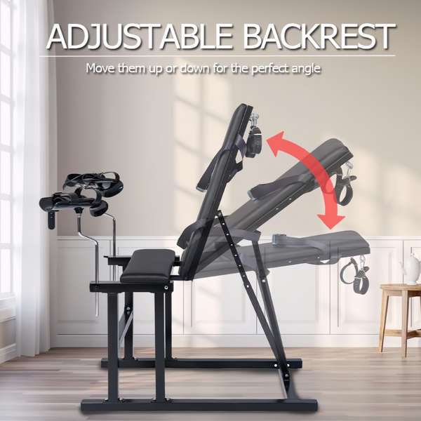 Bondage Training Chair Sex Machine Toy Sex Furniture Steel Frame Restraint Tool