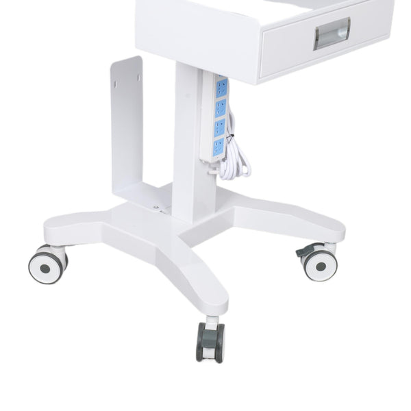 Rolling Dental Lab Trolley Cart With Drawer Intraoral Scanner Clinic Laptop Rack
