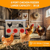 Automatic Poultry Feeder Box 30 lbs Turkeys Chicken Feeder Box Weatherproof