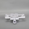10cm(D) Hamburger Pressing Mould 2-Hole Meat Patty Forming Mold ABS w/5 Tubes