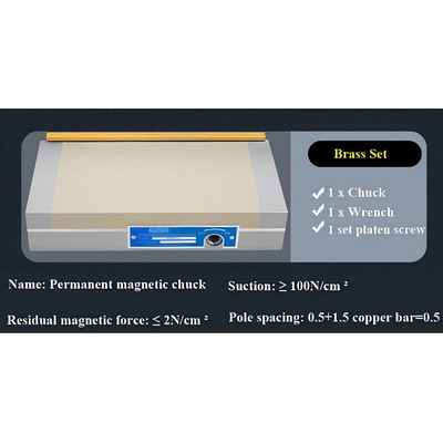 Permanent Magnetic Chuck Magnet Table Precision Tool For Grinder Milling Machine