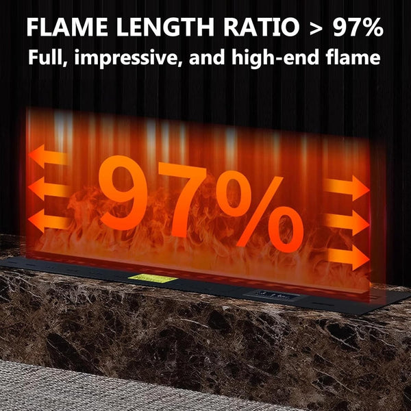 Water vapor fireplace 4D electric fireplace 168 Color Changes Voice App Control