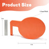 6" 7.7mm AR500 Steel Shooting Range Targets Target Tree Metal Paddles With Tubes