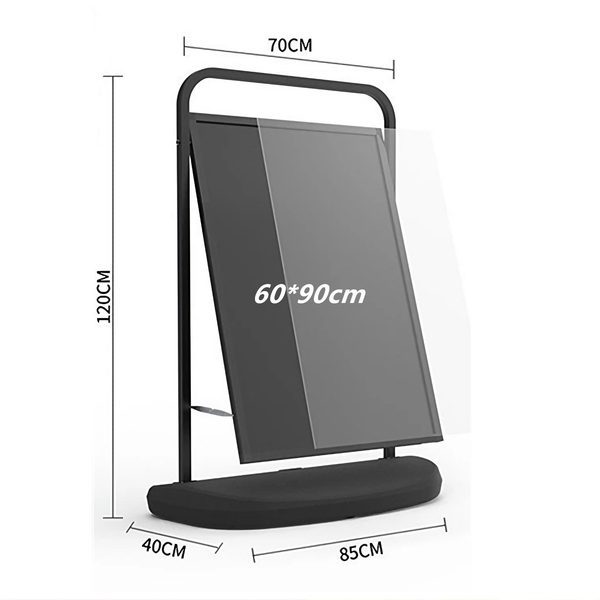 Outdoor Poster Stand Sign/Poster Holder Dual Use Advertising Display Stand
